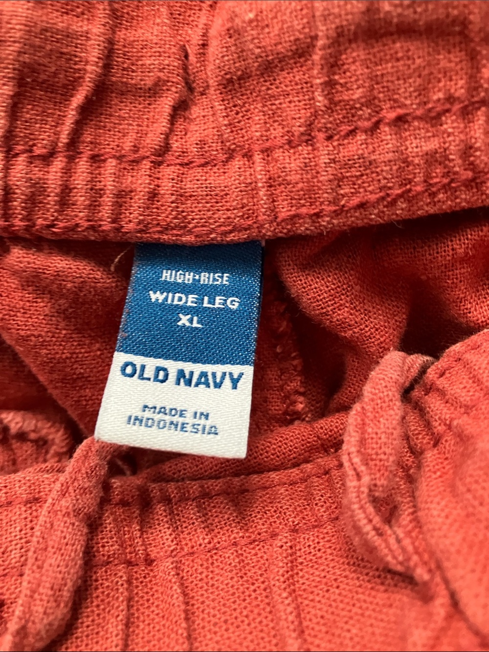 Old Navy - Bundle of 5 Women’s High-Rise Wide Leg Linen Pants - XL - Picture 4 of 7